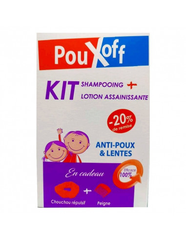 Kit poux off shampoing